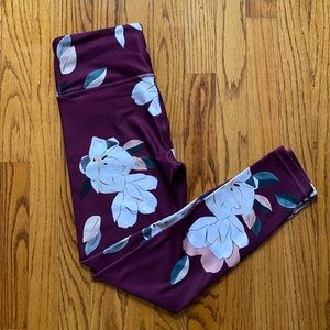 Athleta Floral Leggings